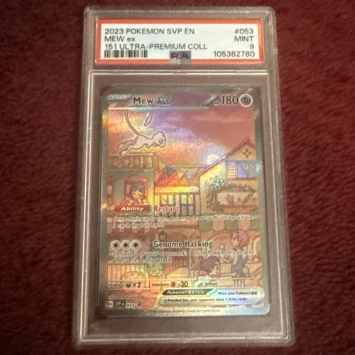 2023 POKEMON SVP EN-SV BLACK STAR PROMO 151 ULTRA-PREMIUM COLL #053 MEW EX PSA 9