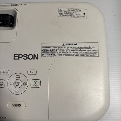 Epson VS310 Model H432A LCD Desktop Projector Unit Only No Cord Or Remote Parts - Picture 3 of 6
