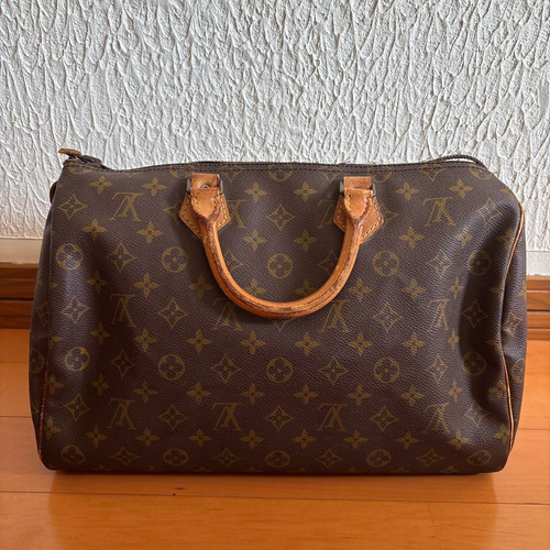 Auténtico Bolso de Mano LOUIS VUITTON Monograma Speedy 35 M41524 Hecho en Francia #ss37 - Imagen 1 de 19