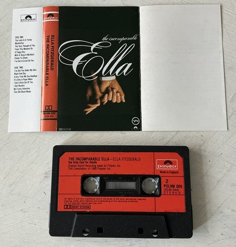 Ella Fitzgerald Cassette The Incomparable Ella POLVM009 1980 Great EX - Picture 4 of 5