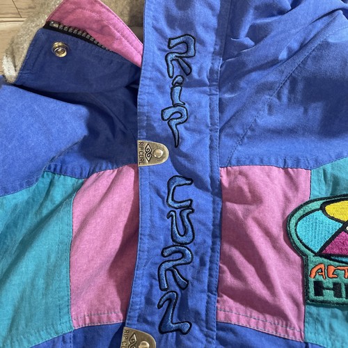 Rip Curl, multicolor coat jacket ventex superlite , Vintage 1990’s Men’s Size L - Picture 8 of 12