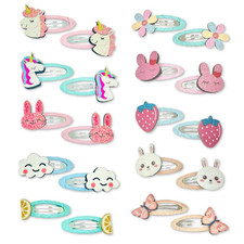 Glitter Hair Clips for Girls Accessories - 10 Pairs 20 Pcs Sparkly Non-Slip Meta