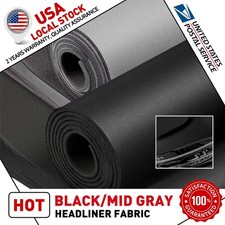Flat Knit Headliner Fabric with Foam Backing Automotive Upholstery 60" Wid New