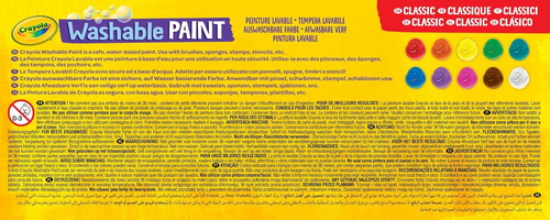 CRAYOLA I Lavabilissimi - Tempere Lavabili per Bambini, Confezione Da 10 Baratto - Imagen 3 de 9