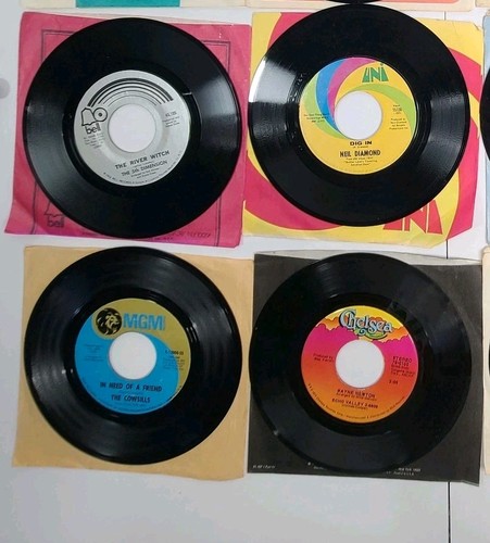 Mix Lot Of 20+ Vintage 45 RPM 7” Vinyl Record Company Label Sleeves Columbia Dot - Picture 16 of 17