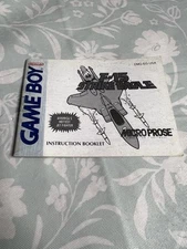 Nintendo Gameboy Instruction Manual Only F-15 Strike Eagle