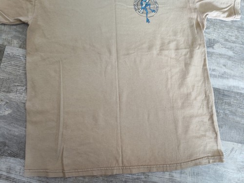 Vintage Primal Wear Shirt Men's Large Cycling Skeleton Frog Made in USA Beige - Picture 9 of 18