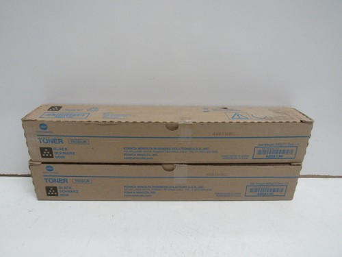 2 Stück! ORIGINAL KONICA MINOLTA TN324JK (A8DA13C) SCHWARZ TONER