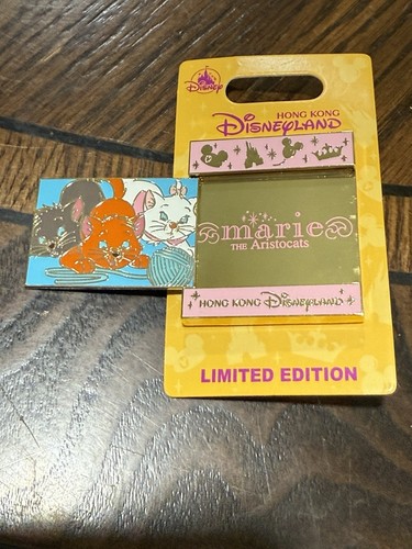 Disney Pin HKDL Flipping Slide Slider LE500 Aristocats Marie Berlioz Toulouse - Bild 4 von 6