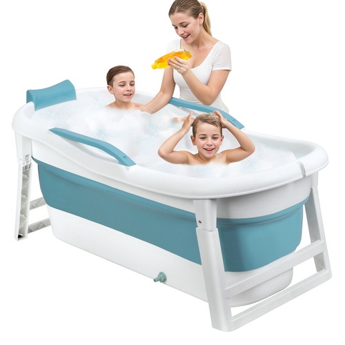 Portable Bathtub for Adult 52.4inch Foldable Collapsible tub Soaking Bath,No Lid - Picture 14 of 22