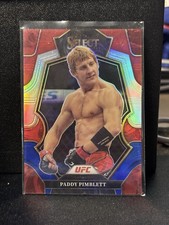2023 Panini Select UFC Paddy Pimblett #109 Red Blue Prizm Premier Level