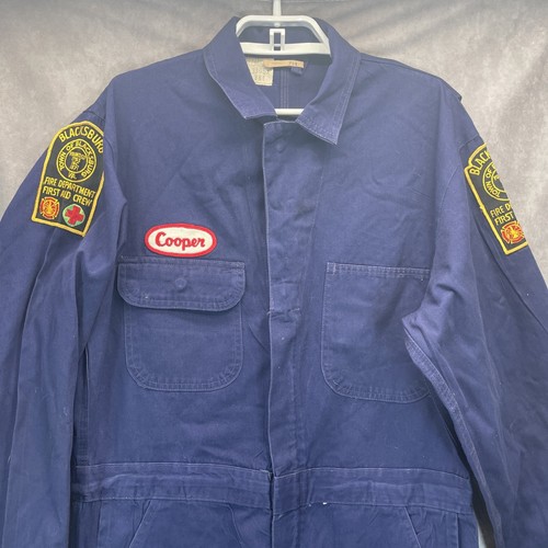 Mono de Trabajo Topp Master Hombres 38T De Colección Departamento de Bomberos Equipo de primeros auxilios Blacksburg VA - Imagen 2 de 7