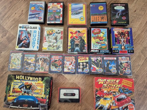 29 Commodore 64 Games Bundle C64 Top Gun, Pole Position, pelotón, etc.