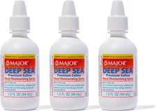 MAJOR Deep Sea Premium Saline - Nasal Moisturizing Spray for Dryness and Irritat