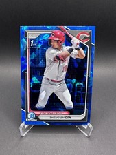 2024 Bowman Chrome Sapphire Edition - Prospects Sheng-En Lin #BCP-155 (RC)