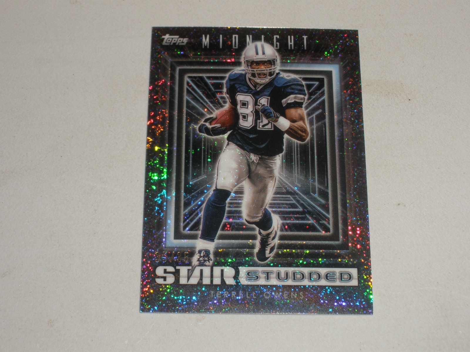 2024 Topps Midnight Star Studded Winter Solstice #13 Xavier Legette 35/35 RC