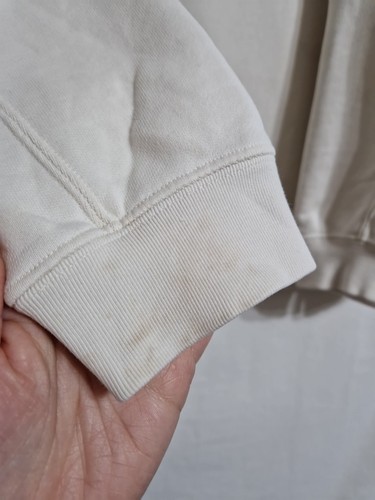 Adidas Originals Adicolour 100% Organic Cotton Womens Size 10 Cream Sweatshirt - Picture 5 of 18