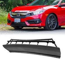For 2016-2018 17 Honda Civic Sedan Coupe Front Bumper Insert Lower Grille Grill