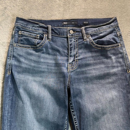 BKE Jake Jeans Herren Größe 34x32 Blau Relaxed Denim Bequem Alltag - Bild 4 von 12