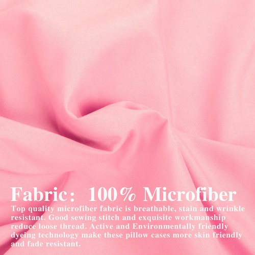 1800 Count Pillow Shams Set - Standard Queen and King sizes available - Set of 2 - Picture 72 of 144