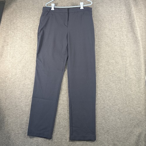 Alfani Women’s Navy Trouser Dress Pants Size 12 Stretch Waist Office