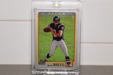 2001 Topps Drew Brees Rookie RC #328 Chargers