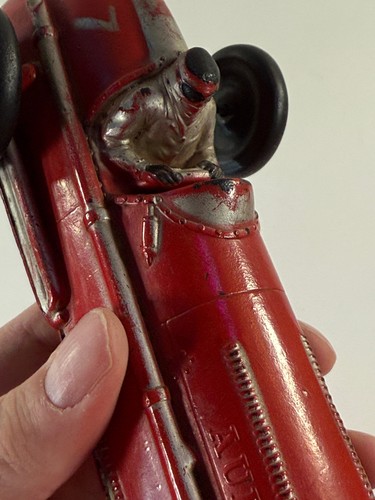 vtg Auburn Rubber Racing Race Car toy rocket Indianapolis 500 - Picture 8 of 13