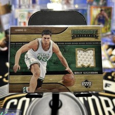 2006-07 Upper Deck Hardcourt - Hardcourt Materials #HM-WS Wally Szczerbiak (MEM)