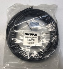 SHURE UA850 50' BNC-to-BNC WIRELESS SYSTEMS COAXIAL CABLE REMOTE ANTENNA