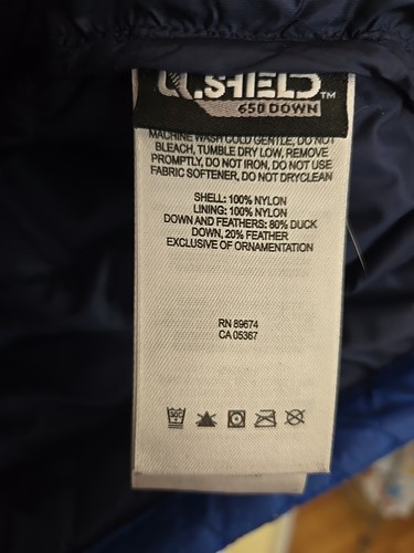 Mountain Hardwear Daunenjacke Mantel Herren Medium Q SHIELD 650 DOWN BLUE COLOR - Bild 3 von 7