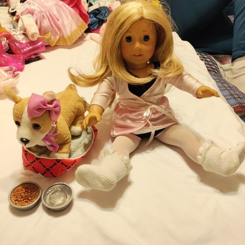 Bundle Set American Girl Doll 18 Inch With Pet And Accessories(6 Pieces) - Bild 1 von 11