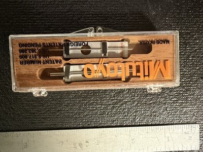 Mitutoyo 64AAA221 20 TPI Thread Measuring Wires w/ Holders & Box - NIST Cert d