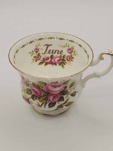 June Roses Trio Set VTG Flower of the Month Series Royal Albert England - Picture 5 of 15