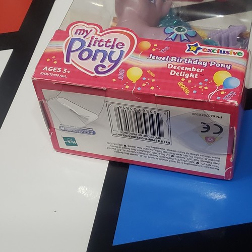 My Little Pony G3 Jewel Birthday Pony December Delight MOC NEW OLD STOCK R - Picture 2 of 6