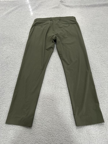 Zanella Noah Active Pants Men's Size 34x30 Green Performance Premium Golf Italy - Picture 8 of 12
