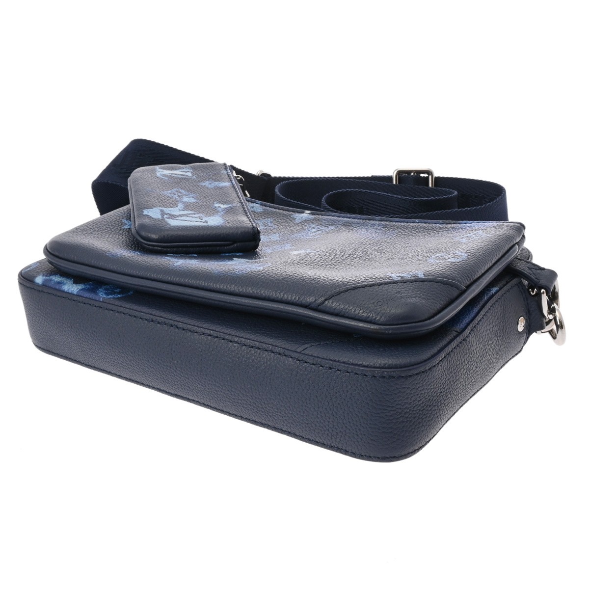 LOUIS VUITTON Monogram watercolor Trio Messenger blue M57840