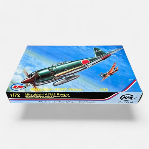 Kit Mitsubishi A7M2 Reppu 1993 MPM Segunda Guerra Mundial japonés escala 1:72 #72118 *Nuevo sellado - Imagen 4 de 9