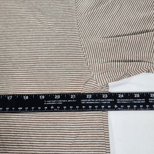 Camisa Polo Oakley Para Hombre Grande Marrón Blanco Rayas Finas Golf Informal Negocios - Imagen 8 de 11