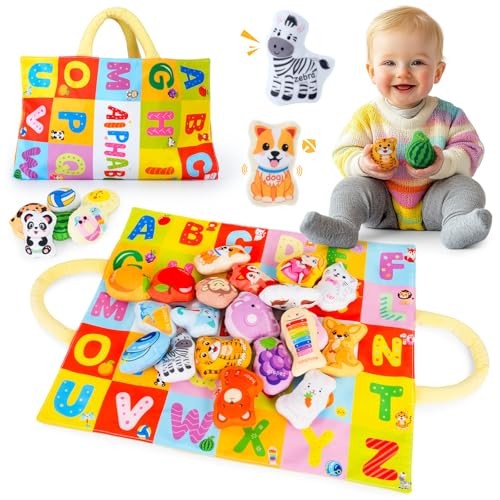 Play Mat for Babies 6-12 Months, Baby Soft Alphabet Set, Sensory Learning Toys - Picture 2 of 7
