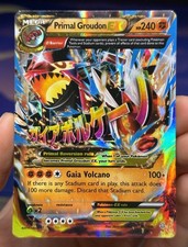 Primal Groudon EX ~ XY Primal Clash 86/160 ~ Ultra Rare Pokémon Card - LP/Played