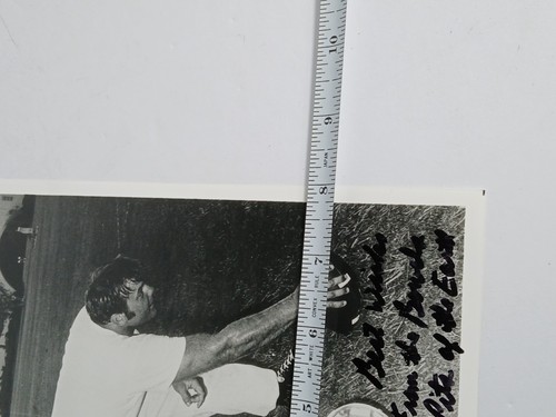 Foto firmata Carl Mauck Baltimore Colts Johnny Unitas NFL calcio personalizzata - Foto 7 di 8