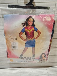 Rubies Wonder Woman WW84 Child's Costume Incl Dress & Tiara Size Med(8-10)-NEW