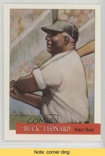 1992 Eclipse Shea Stadium Negro Leagues Buck Leonard #2 HOF READ 0q3