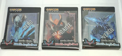 Devil May Cry 5 Dante Vergil Nero DMC5 Metallic Acrylic Stand Capcom Set of 3
