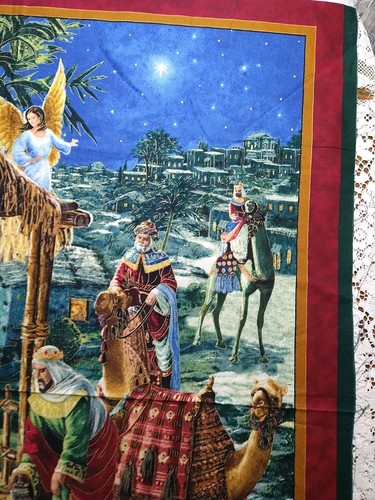 Nativity Wall Hanging Panel 35X41 Christmas Holy Family Advent Quilting Treasure - Picture 5 of 8