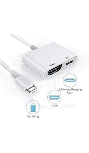 Apple MFi Certified Lightning to HDMI Adapter for iPhone to TV 1080P Digital AV - Afbeelding 2 van 7
