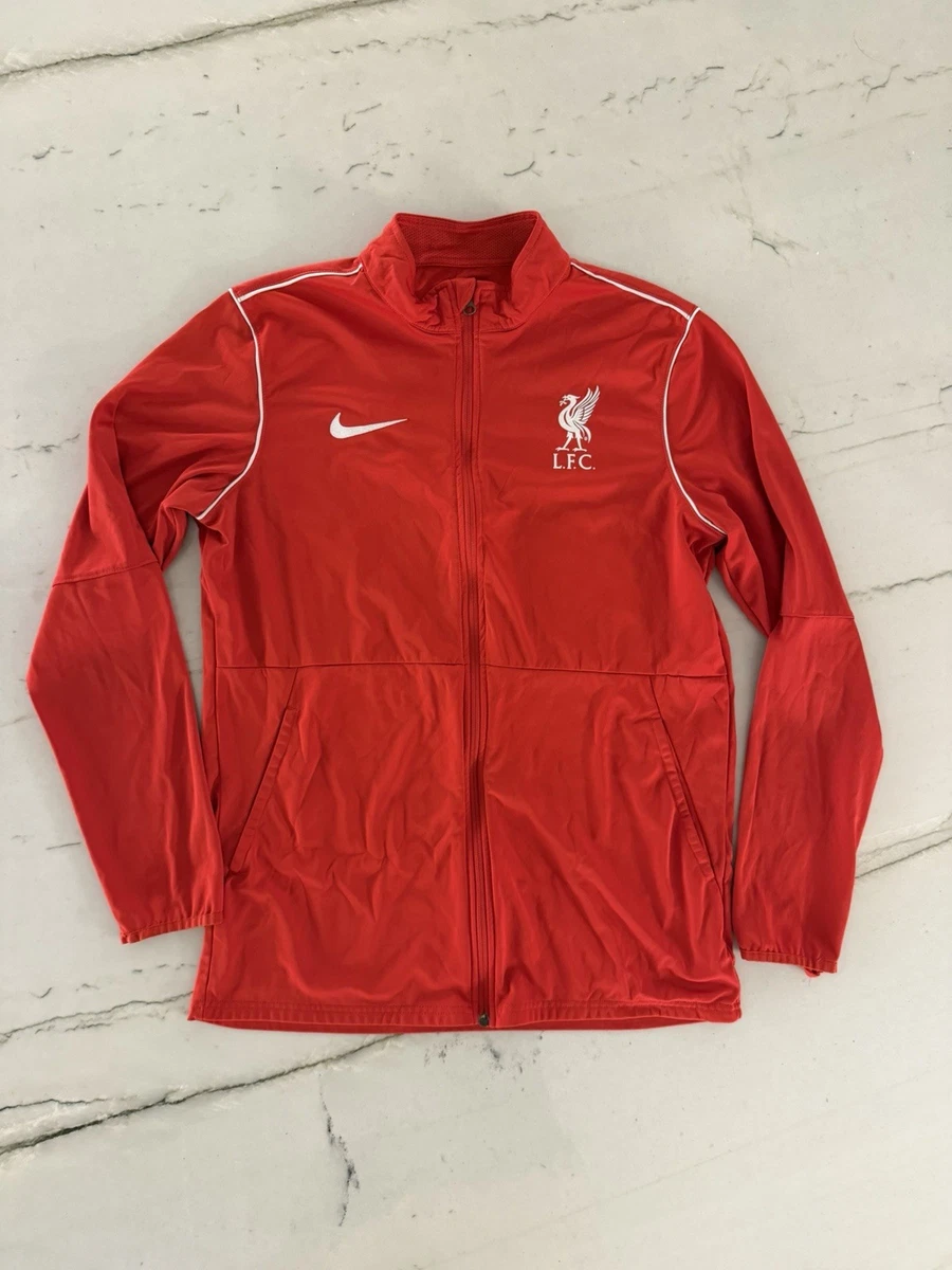 Nike Jacket Mens Large Red Dri-Fit Zip Liverpool Soccer Training