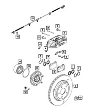 Genuine Mopar Brake Rotor 68256680AC