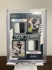 2023 Panini Absolute Team Tandem Materials Devonta Smith, D'Andre Swift /49