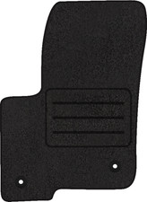 Fußmatten Velours Autoteppich passend für FORD S-MAX MK2 fahrer schwarz